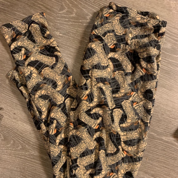 Leggings cowboy boots - Picture 1 of 1